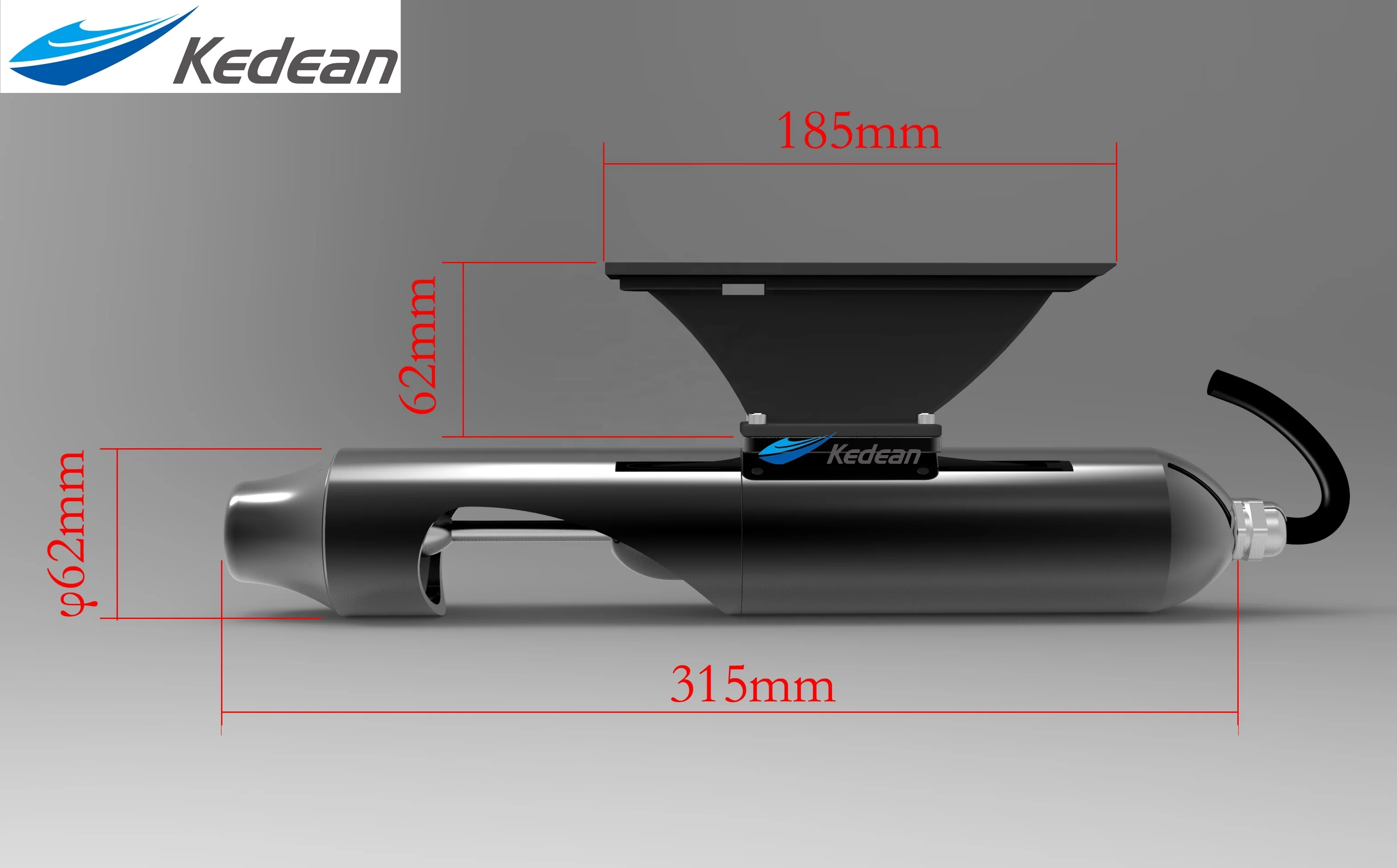 
Surfboard electric fins High speed and high power propeller Latest patented products Marine propeller electric motor fin 2800W 