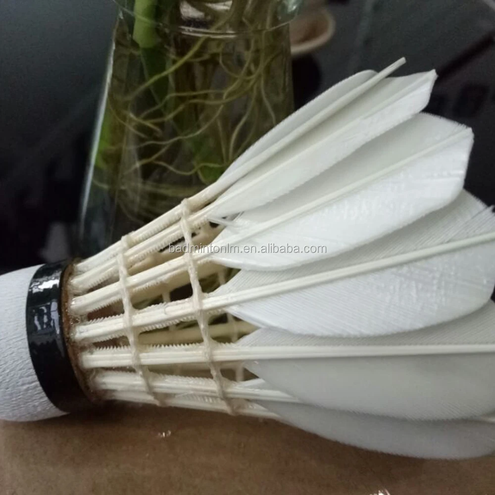 trump shuttlecock goose feather badminton birdie balls for sale