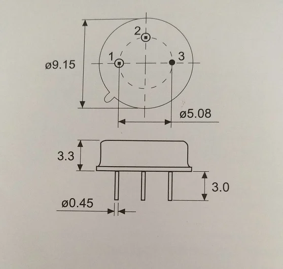 Small Electronic Components TO-39 Case 433MHz  One Port Saw Resonator WINNSKY Factory Direct Offer