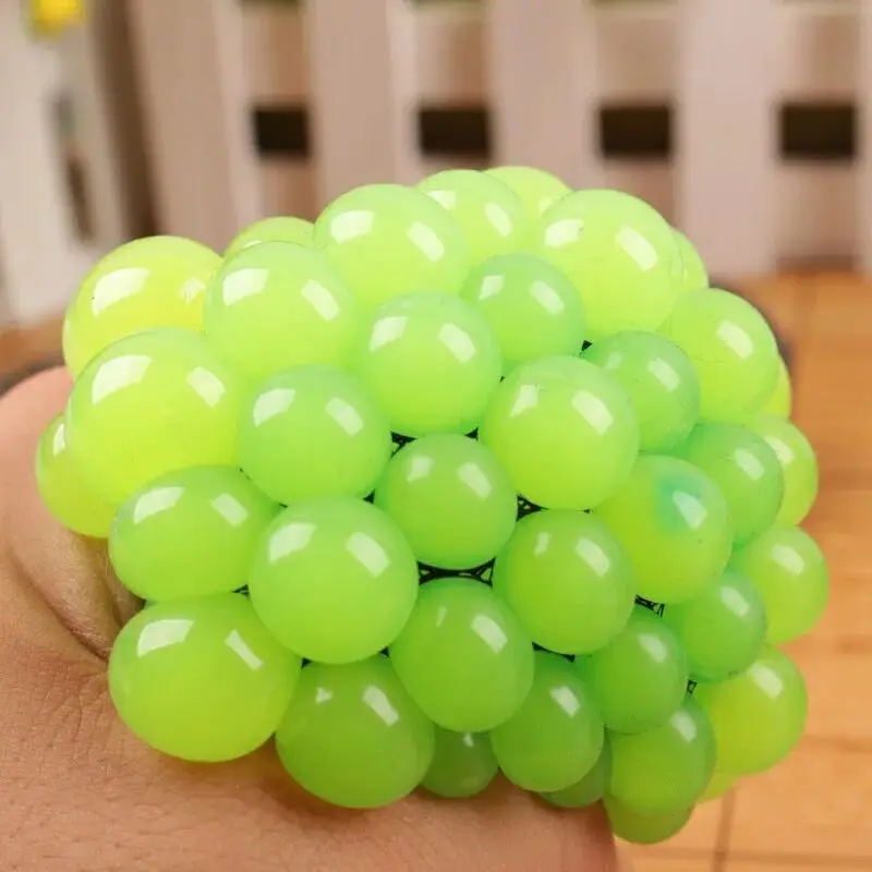 
New Squeeze Stresses Reliever Toy Stress Ball Mesh Ball Splat Grape Toys Anxiety Relief Kids Toy 