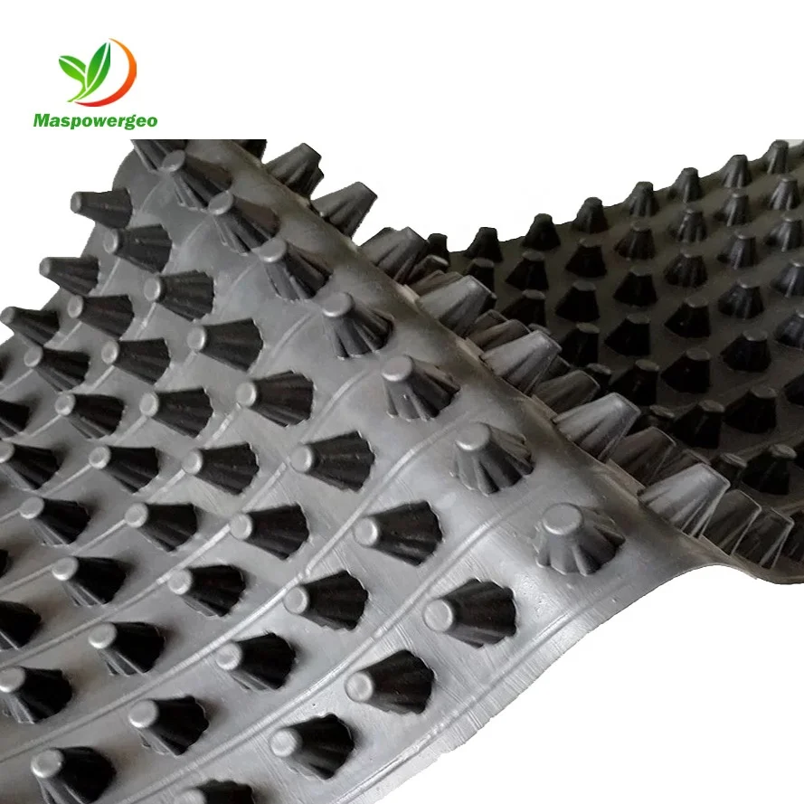 HDPE  waterproofing drainage board for underground garage