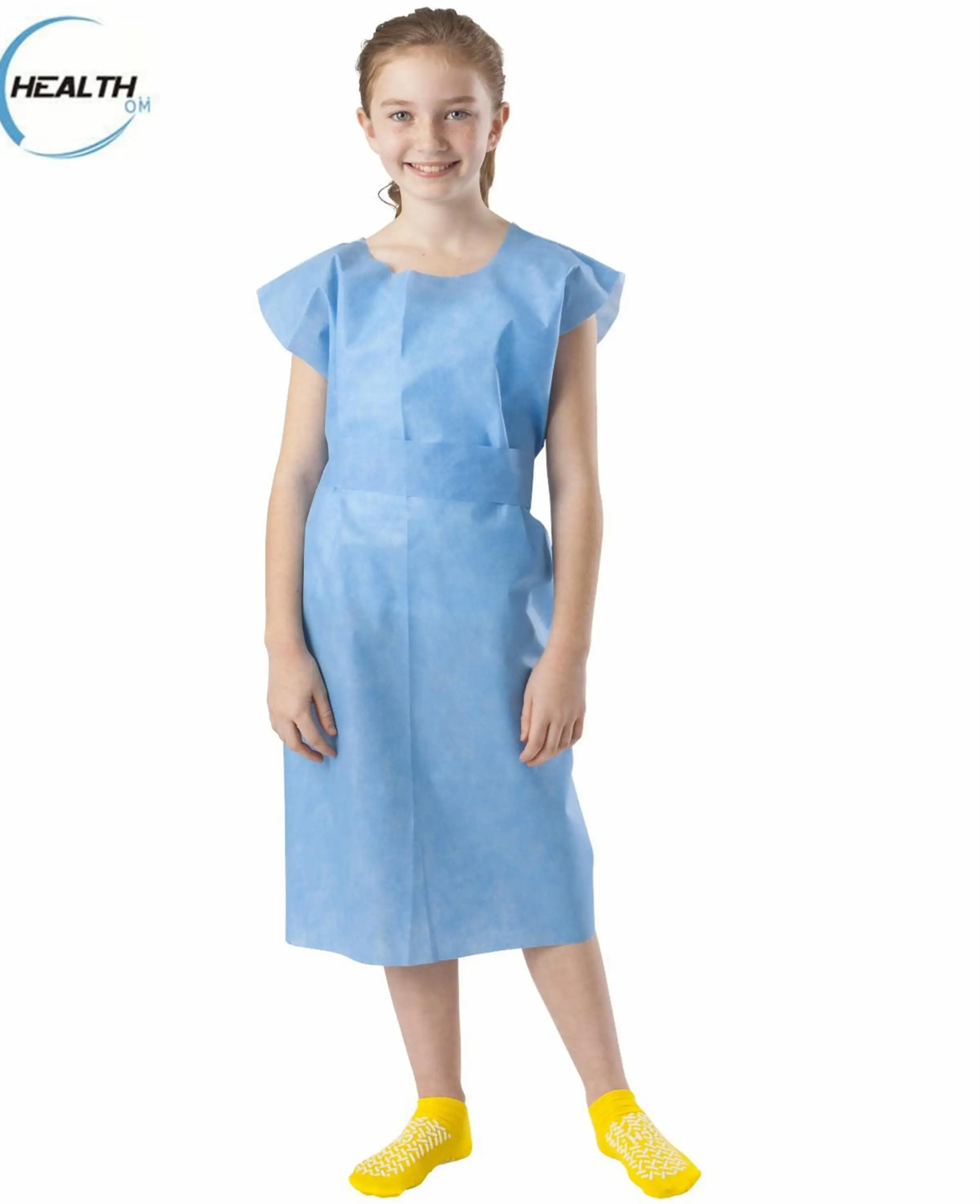 Disposable patient gown for exam and operation