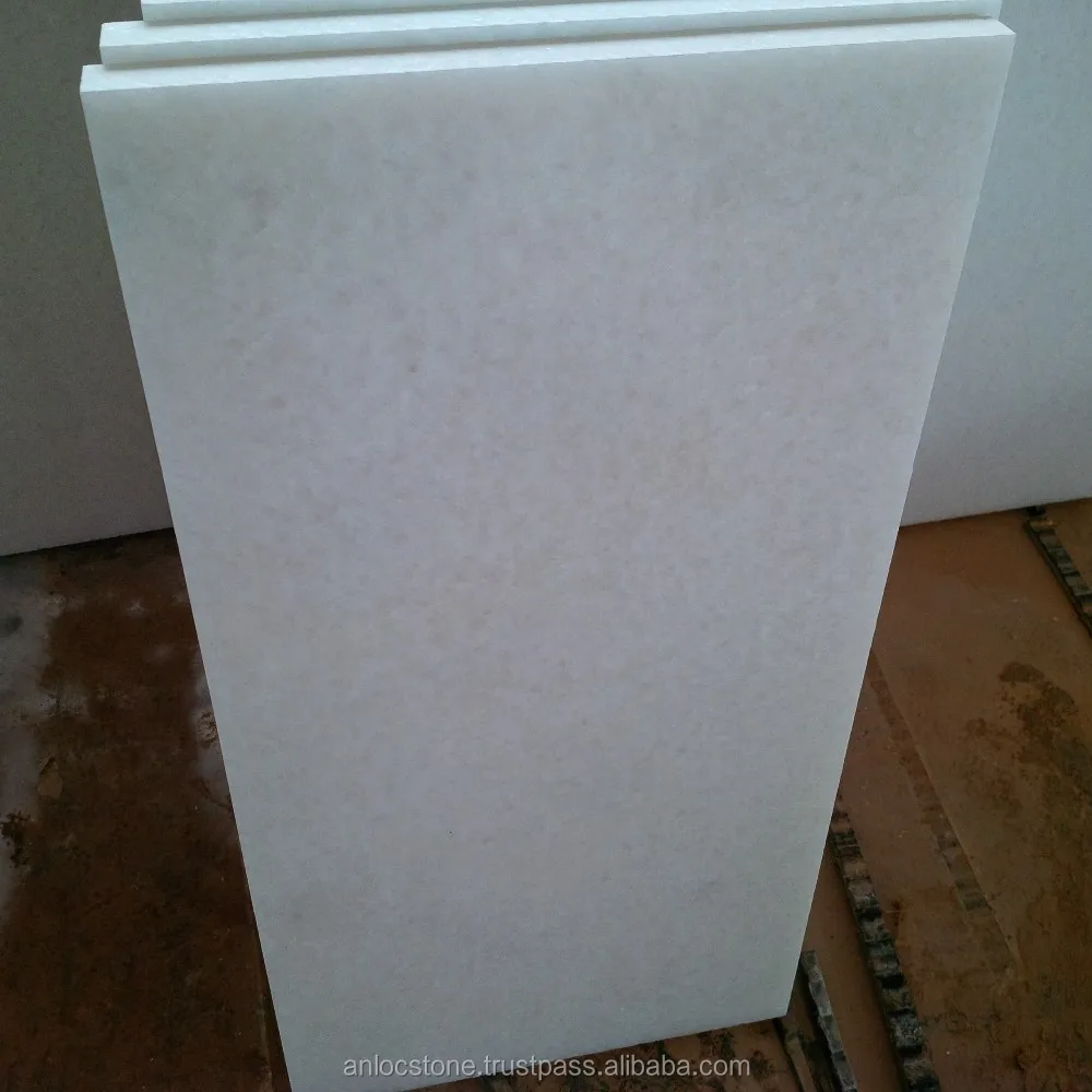 Vietnam crystal white marble tiles size 40x60x3 cm