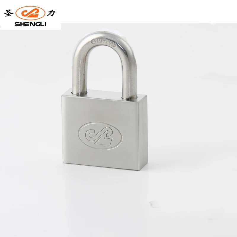 Shengli Brand 40MM Stainless Steel Square Type Waterproof Stainless Steel Vane Padlock