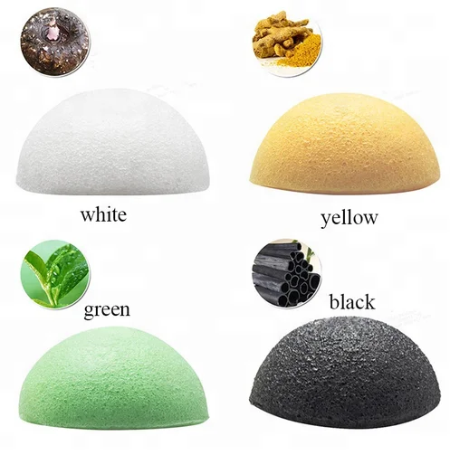 Оптовая продажа, 100% натуральная губка для мытья лица Kojac