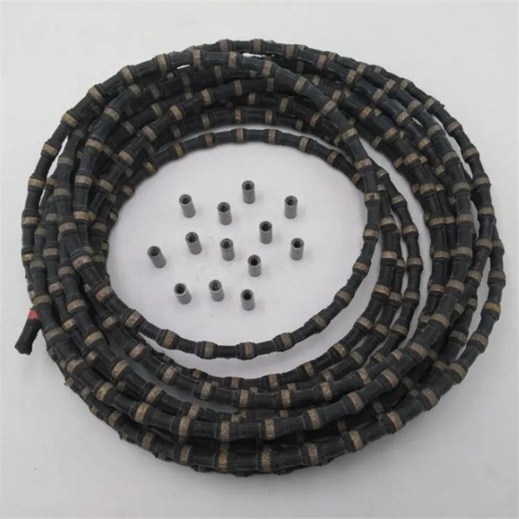 Plastic or Rubber Diamond Rope Wire Cutter for granite marble concrete