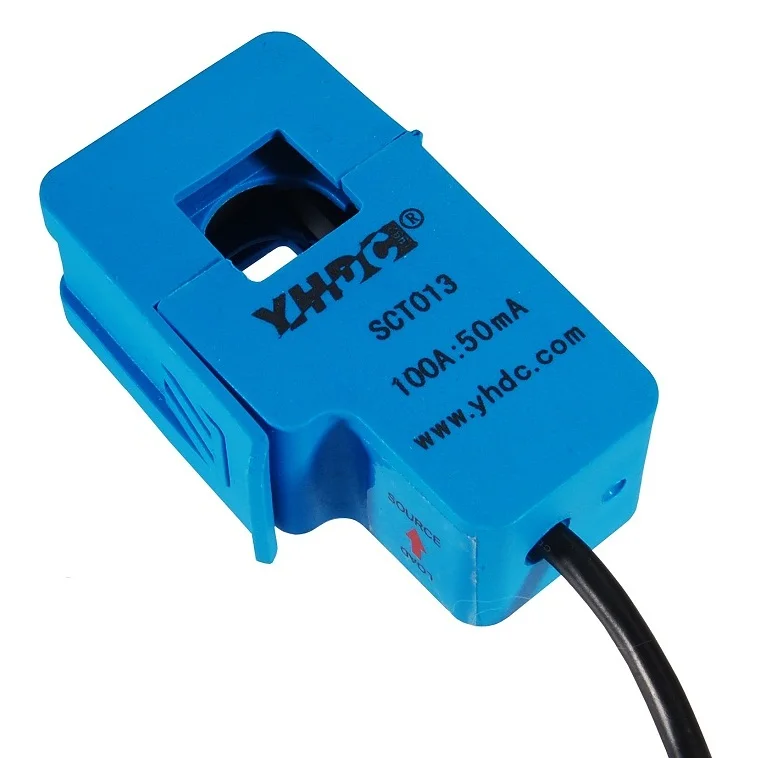 measuring 5A to 100A AC leading wire output clamp-on current transformer