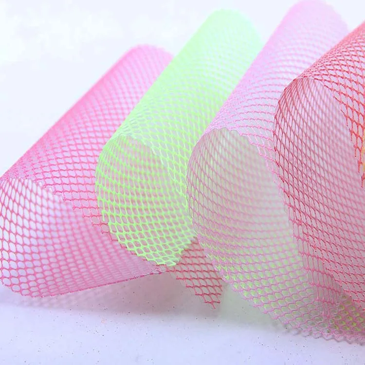 300gsm polyester PVC mesh fabric for pencil case bags
