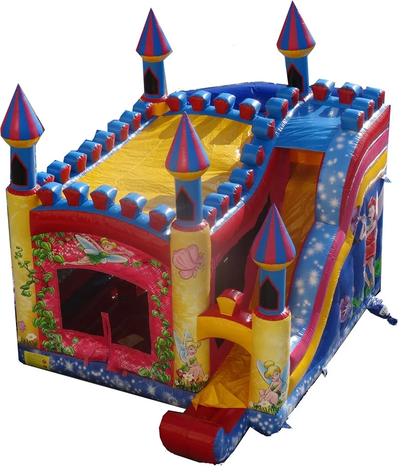 Cheer Amusement bouncy fun city inflatable bounce castle slide