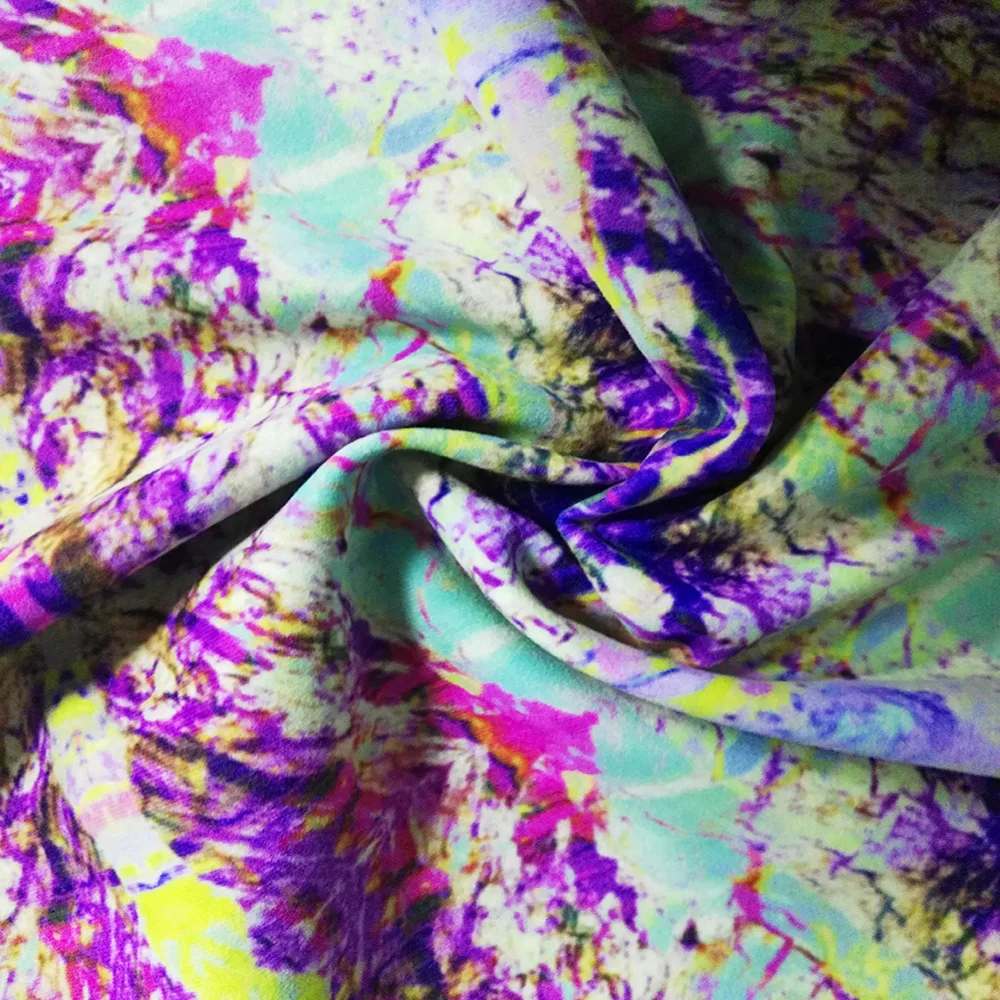 Latest Design Free Sample Bulk Sale 86% Polyester 14% Spandex fabric OEM Floral Printed Fabrics