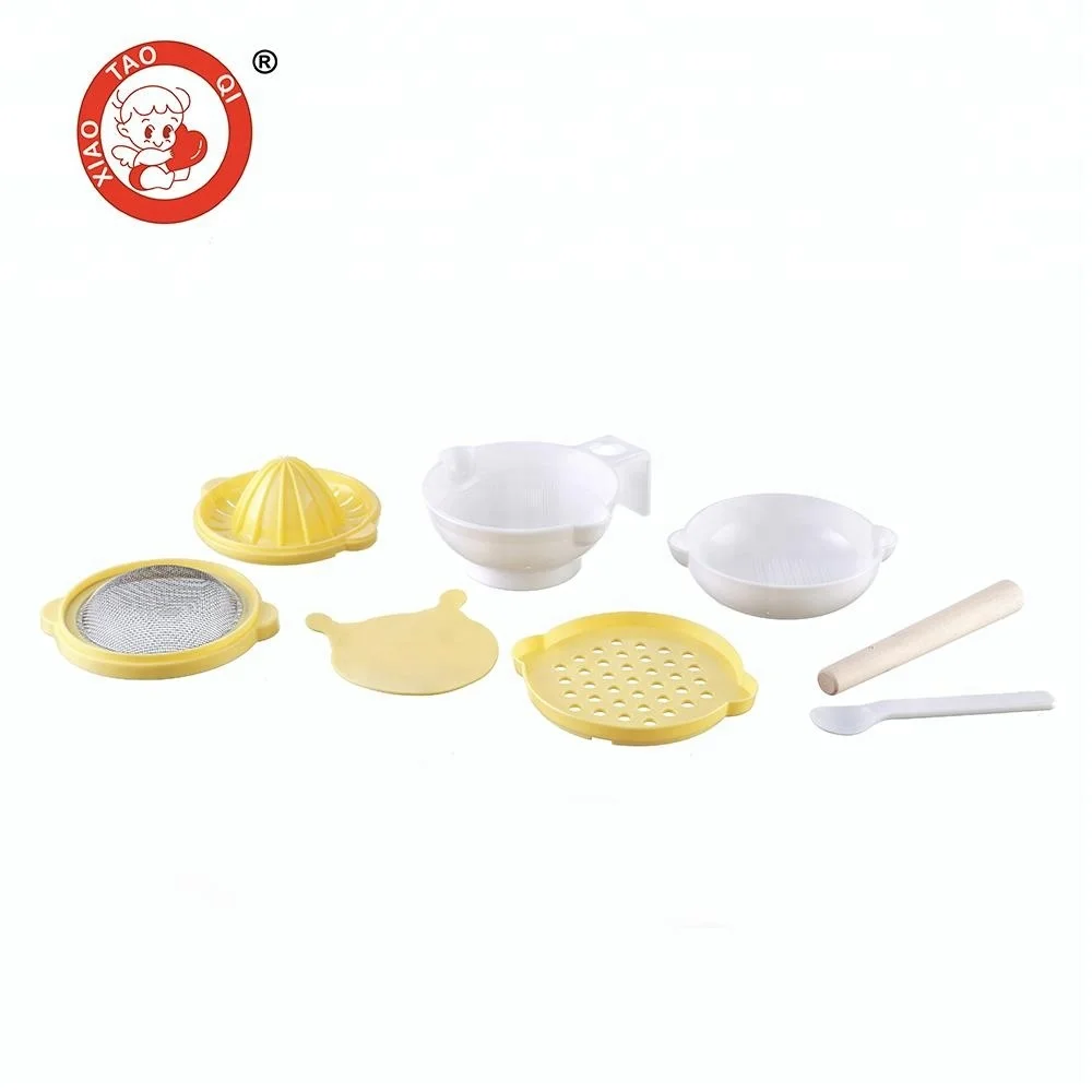 Multifunctional food grade baby tableware food maker set