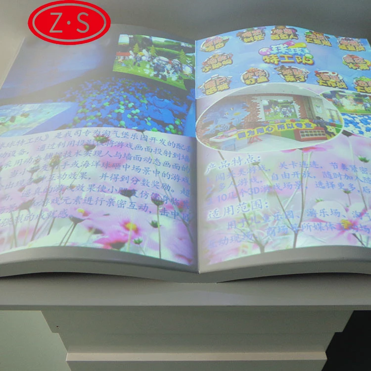 
Interactive Puzzle game machine interactive book for kids augmented reality projector game 