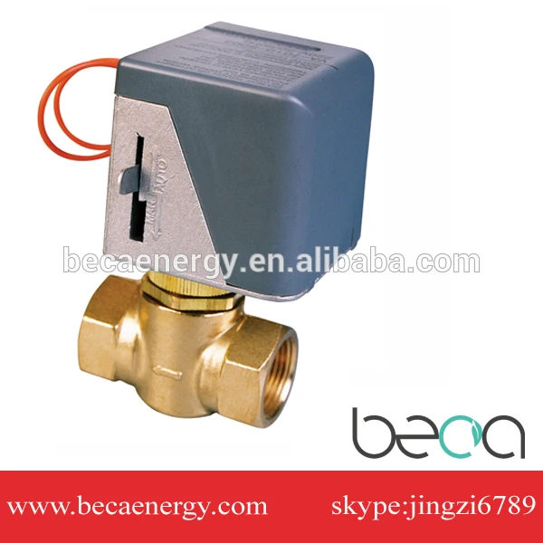 Dn15 Dn20 Dn25 Dn32 Dn40 12v 24v 220v Electric 3-way Ball Valve Brass Motorized Control Actuator Valve