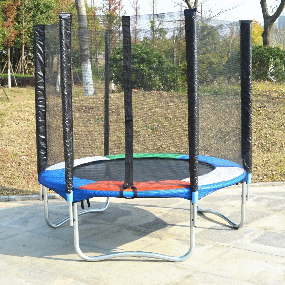 
6FT Mini Kids jumping Trampoline for Children with Enclosure and ladder TUV-GS Approved 