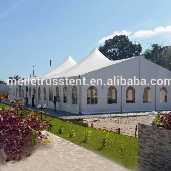 Factory Wholesale Mixed Pagoda Exhibition Event Tent Aluminum PVC Wedding Party Marquee For Outdoor Reception
