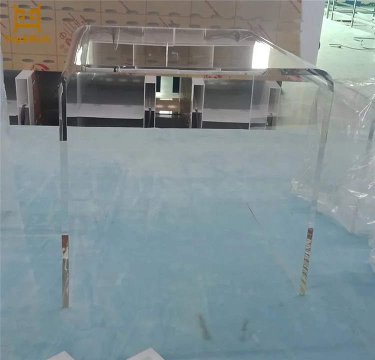 Professional Manufacturer China Wholesale Polished Console Table Clear Acrylic