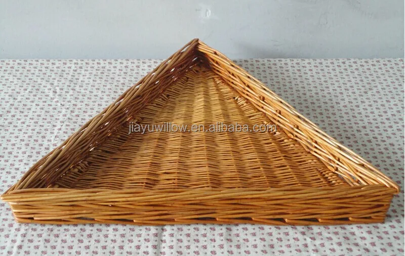 handmade wicker fruit basket bread wicker display basket wholesale