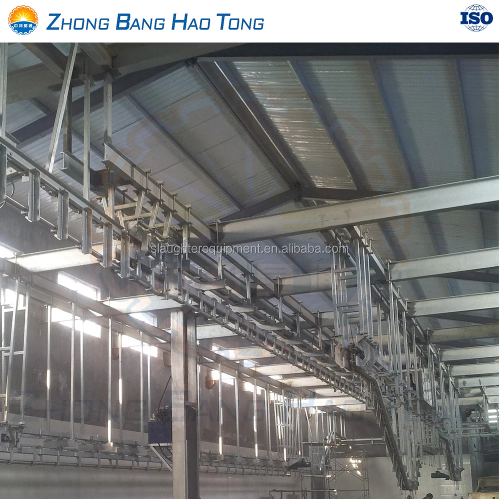 Cattle Bleeding track for cattle abattoir