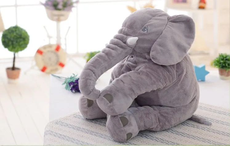 
NEW Product Kids Gift Elephant Different Color Stuffed Elephant Plush Baby Elephant Pillow 
