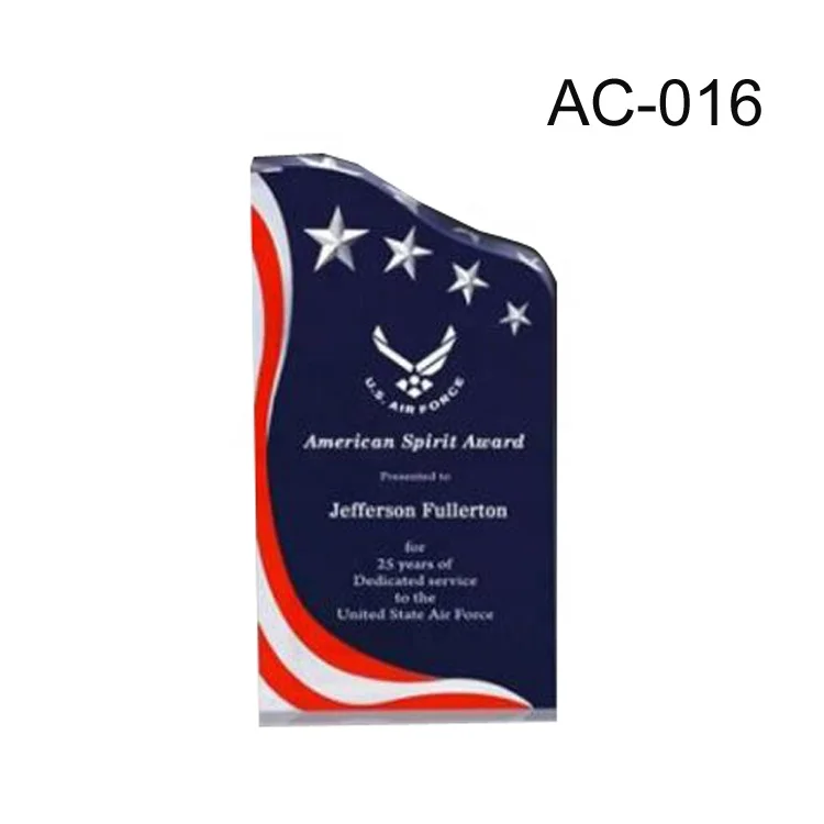 Full Color  Acrylic  Trophy  Plaque 2019