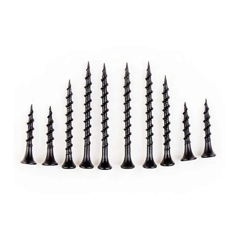 
Black Phosphated Phillips Bugle Head Fine Coarse Thread Drywall Screw 3.5x25 