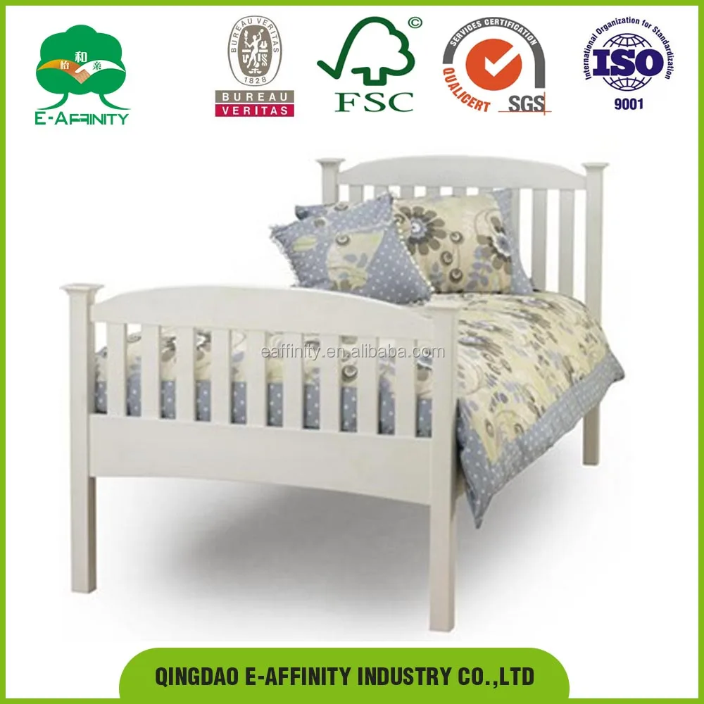 JG-SR-016 Modern pine single pine wood soild wood kids bed for children