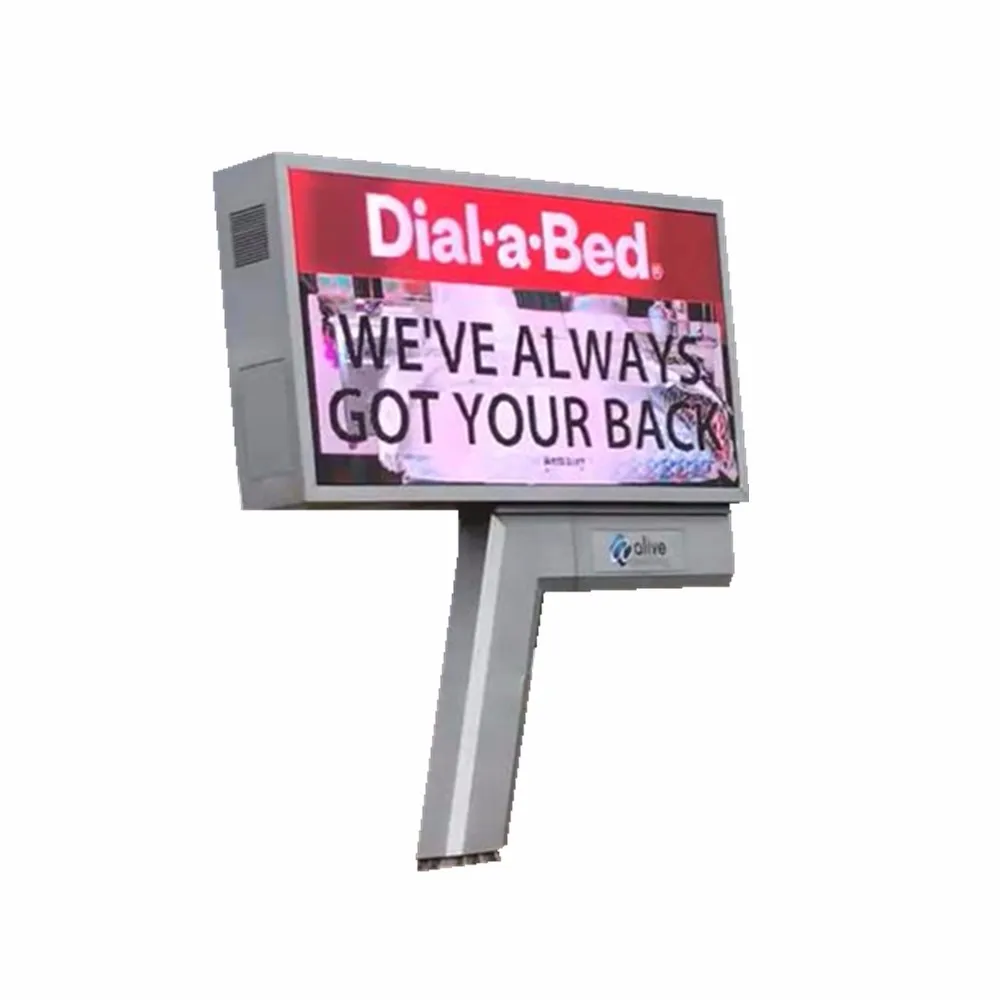 Outdoor Advertising led digital billboard display double sided led billboards prices (1600152202849)