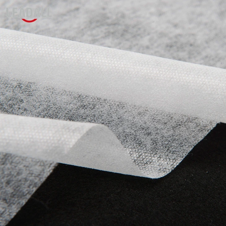 Высококачественный полиэстеровый нетканый прокладочный фьюзированный/нетканый бумажный материал для модной одежды