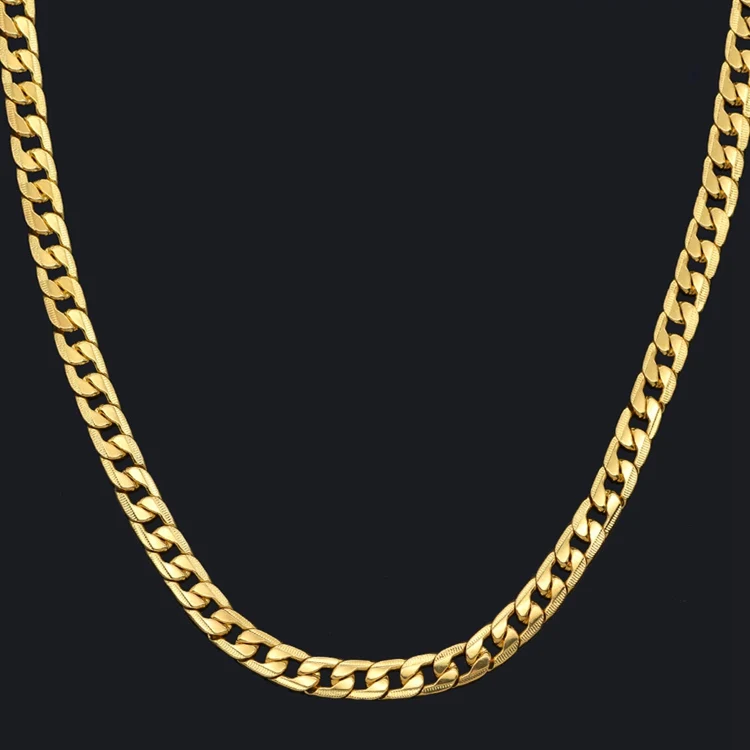 JB-19 Hip Hop Jewelry 18kgp Necklace Price Mens Chain Necklace