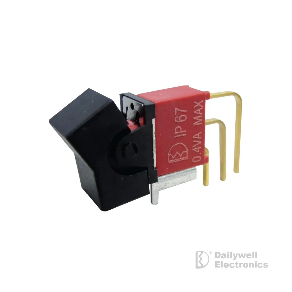 
Electric waterproof 3M DPDT sealed miniature paddle rocker switch 