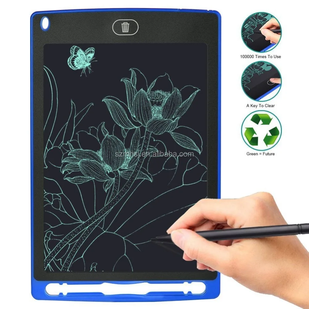 8.5-inch LCD Writing Tablet Digital Graphic Drawing Pads for Business Kids Learning Drawing Board(Black)
