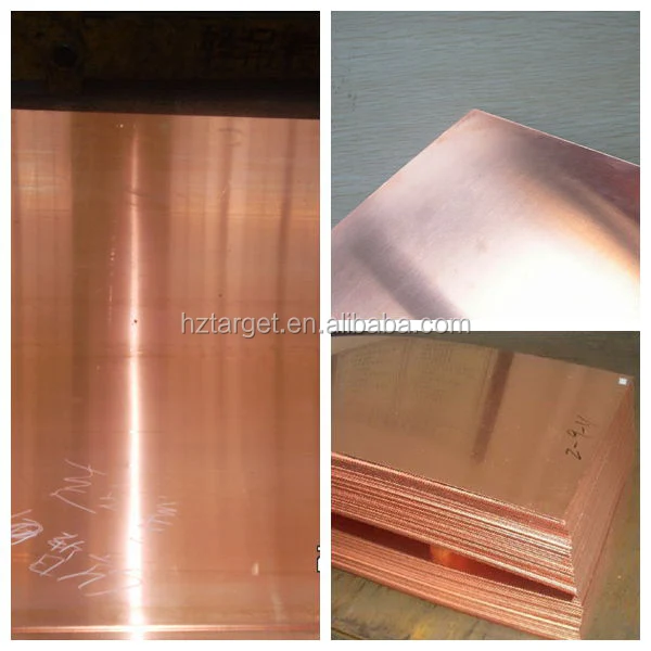 High Quality C1100 Copper Plate For electronics