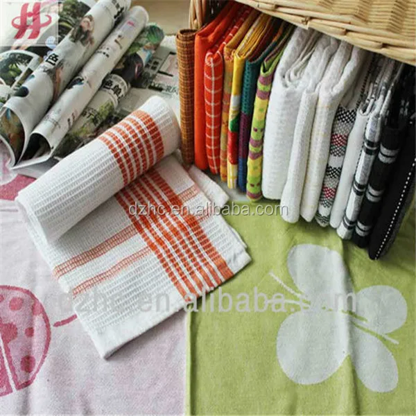Wholesale 100% Cotton Tea Towel souvenir cotton kitchen dish towel