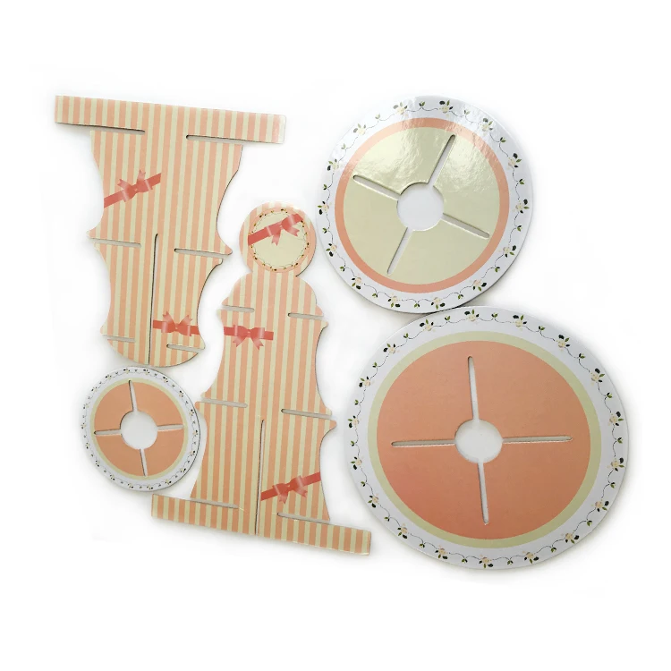 
Hot sale Party Decoration 3 Tier Disposable Paper Cupcake Stands 