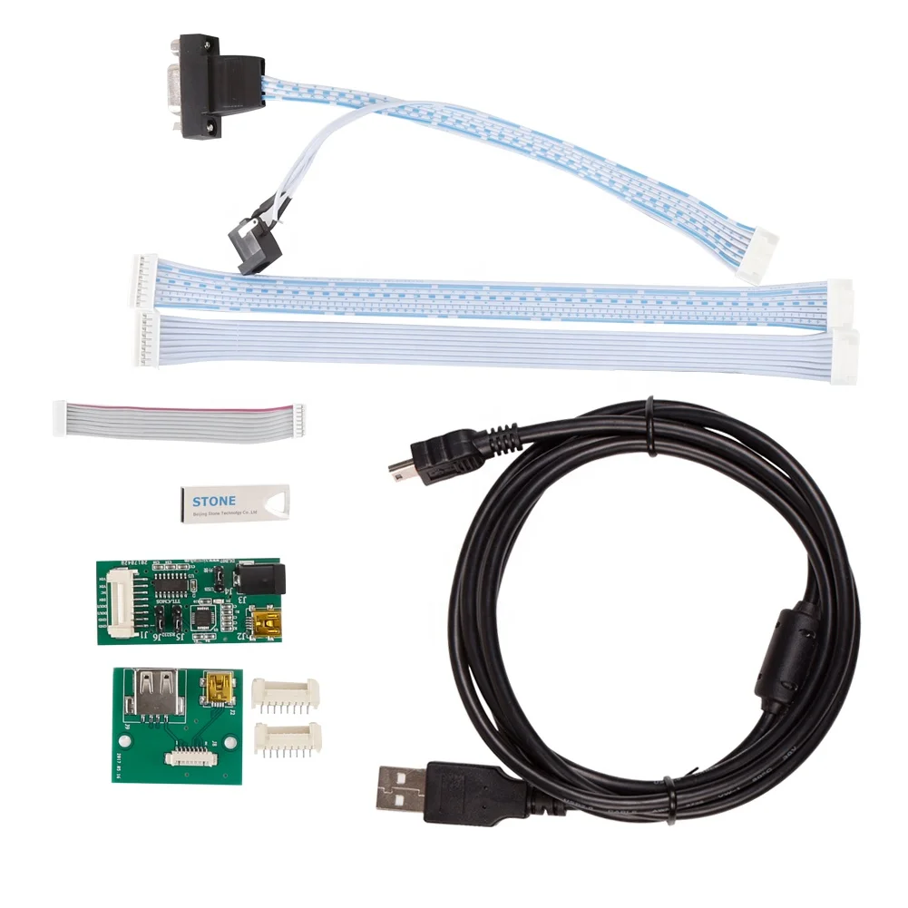 7 inch large touch screen panel TFT LCD interface control display for Cleaning car