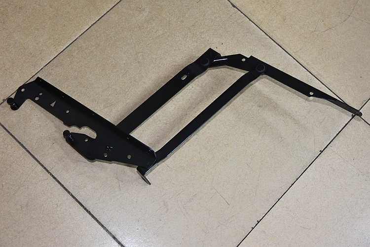 Hardware Furniture Mechanism Stand Rack Bracket Black Carbon Steel Lift Up Top Coffee Table Spring Hinge