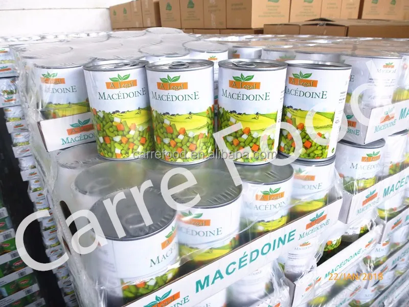 
Canned mixed vegetables / Canned mix vegetables beans/ Canned Green Peas and Carrots 