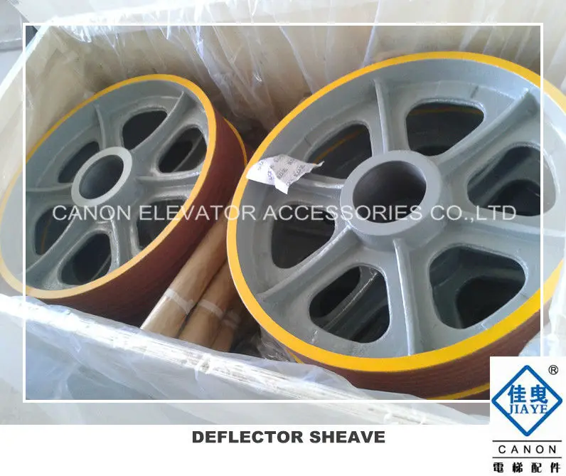 Pulley for elevators