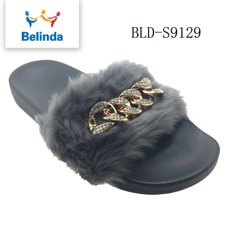 High Quality Shoes Slide Sandals Wholesale Sliders Fur Slippers