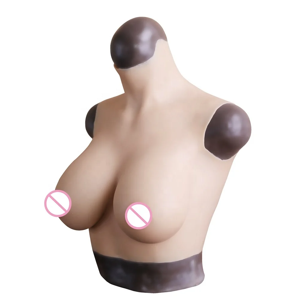 2019 NEW E -Cup Half Body Trandsgender Tits Crossdresser Breast Plate Breast Form Boobs