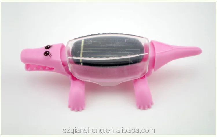Mini Solar Powered Energy Educational Toy Solar Powered Crocodile Toys