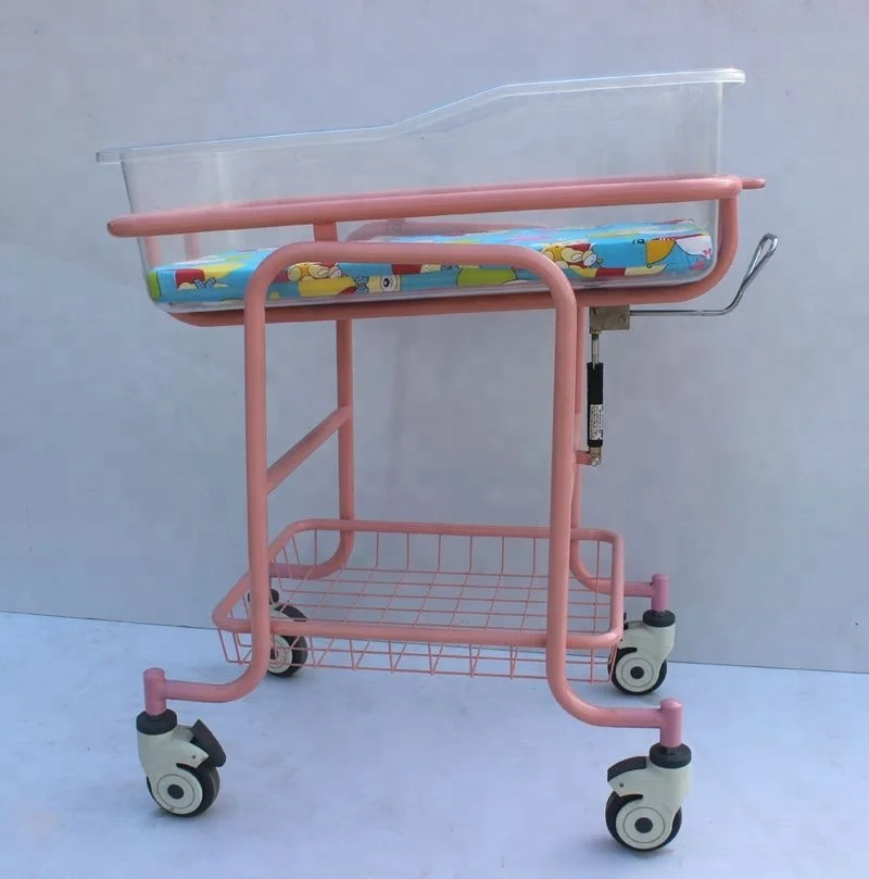 Good Quality hospital baby trolley use for hospital baby trolley
