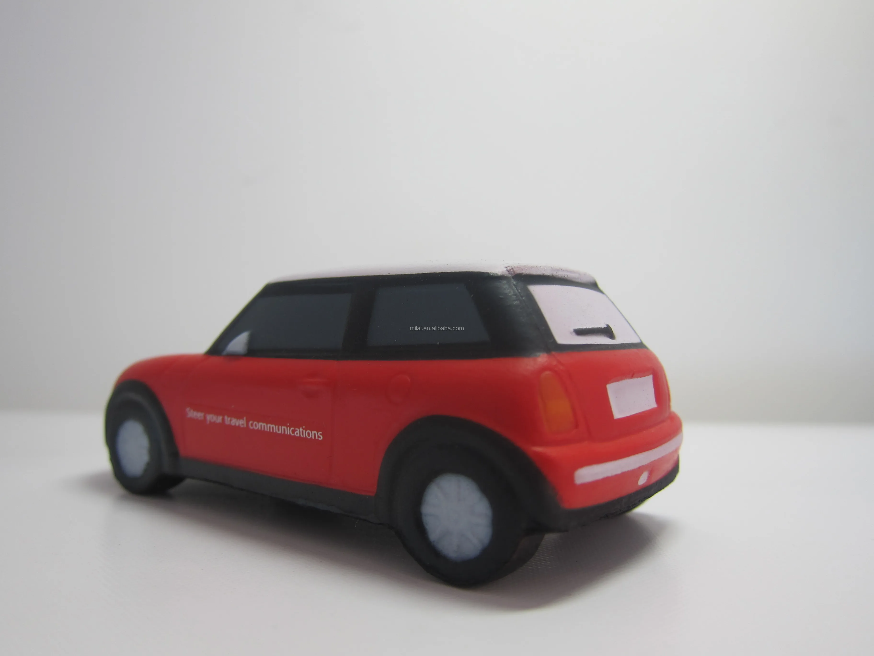 
pu mini cooper car toy /pu foam vehicle ball /pu promotional mini car crafts 