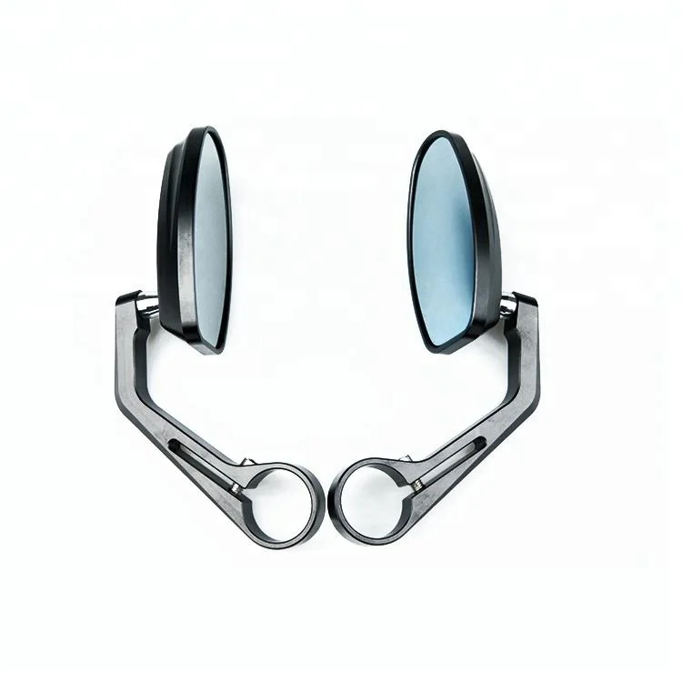 CNC Aluminum Convex motorcycle Bar End Rear View Mirror India
