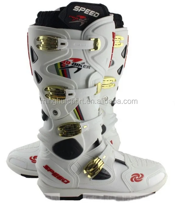 Winter Popular Waterproof Racing Motocross Boots For Men Moto Bike Leather Botas Motorcycle Shoes