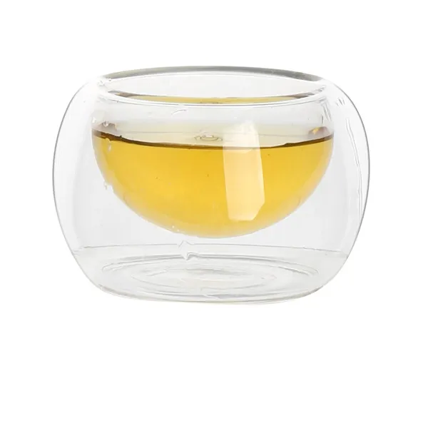Jia Teng Wholesale Heat Resistant Borosilicate Glass Double Wall Glass Tea Cup