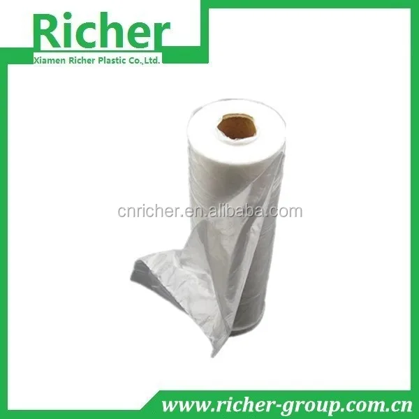 fresh fruit & vegetable packaging bags on roll dry cleaning plastic rolls bags Waterproof PET Plastic Roll Bags
