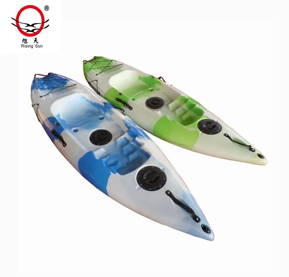 Colourful Tandem Fishing kayak/canoe pedal kayak