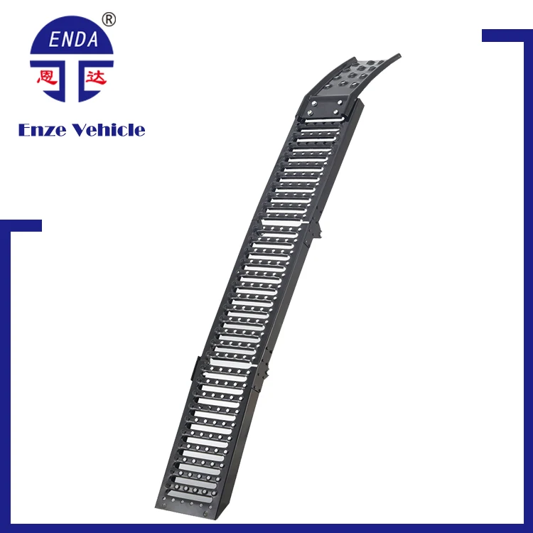 heavy duty lawnmower tri-folding vehicle mobile ATV truck trailer steel container portable loading car ramp