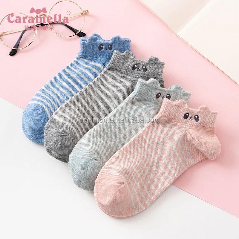 2019 new design  korea fashion cute ankle socks women